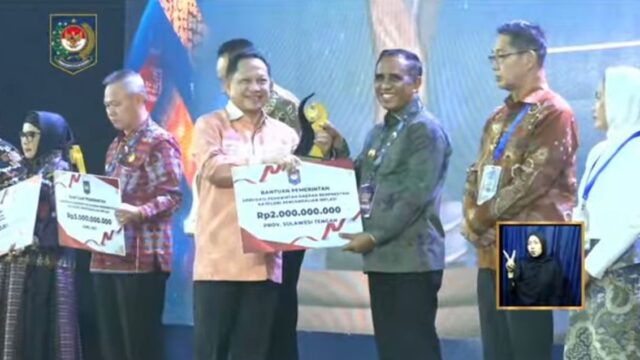 Penghargaan Sulteng Pengendalian Inflasi
