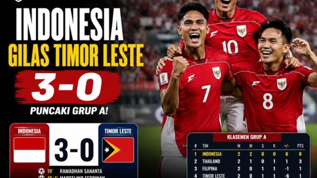 Indonesia vs Timor Leste Piala AFF 2026
