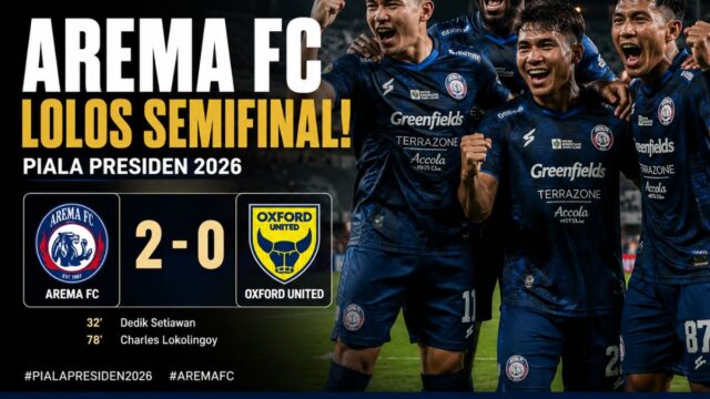 Arema FC Lolos Semifinal