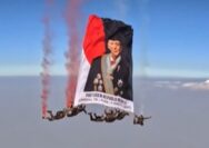 bendera bergambar Prabowo