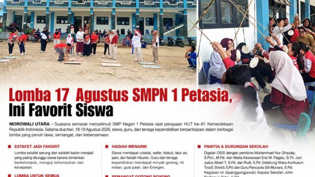 Lomba 17 Agustus SMPN 1 Petasia